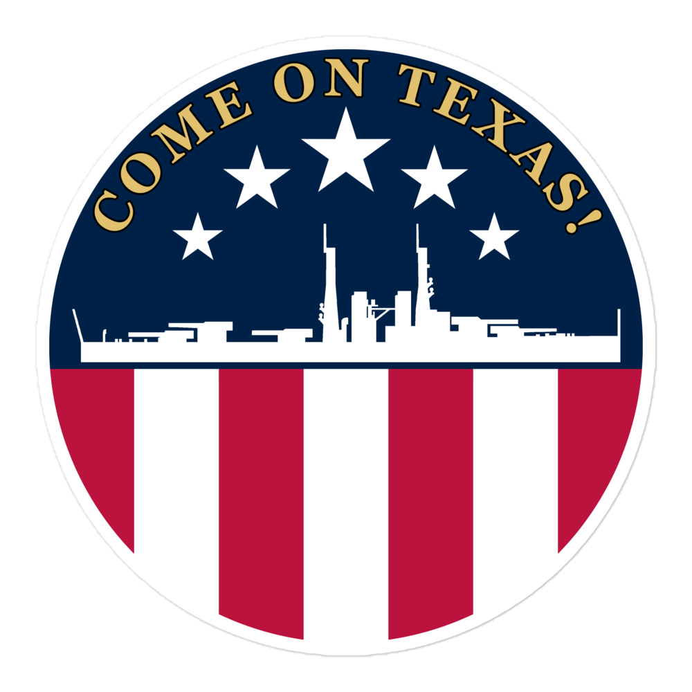 Come On Texas! Vinyl Sticker
