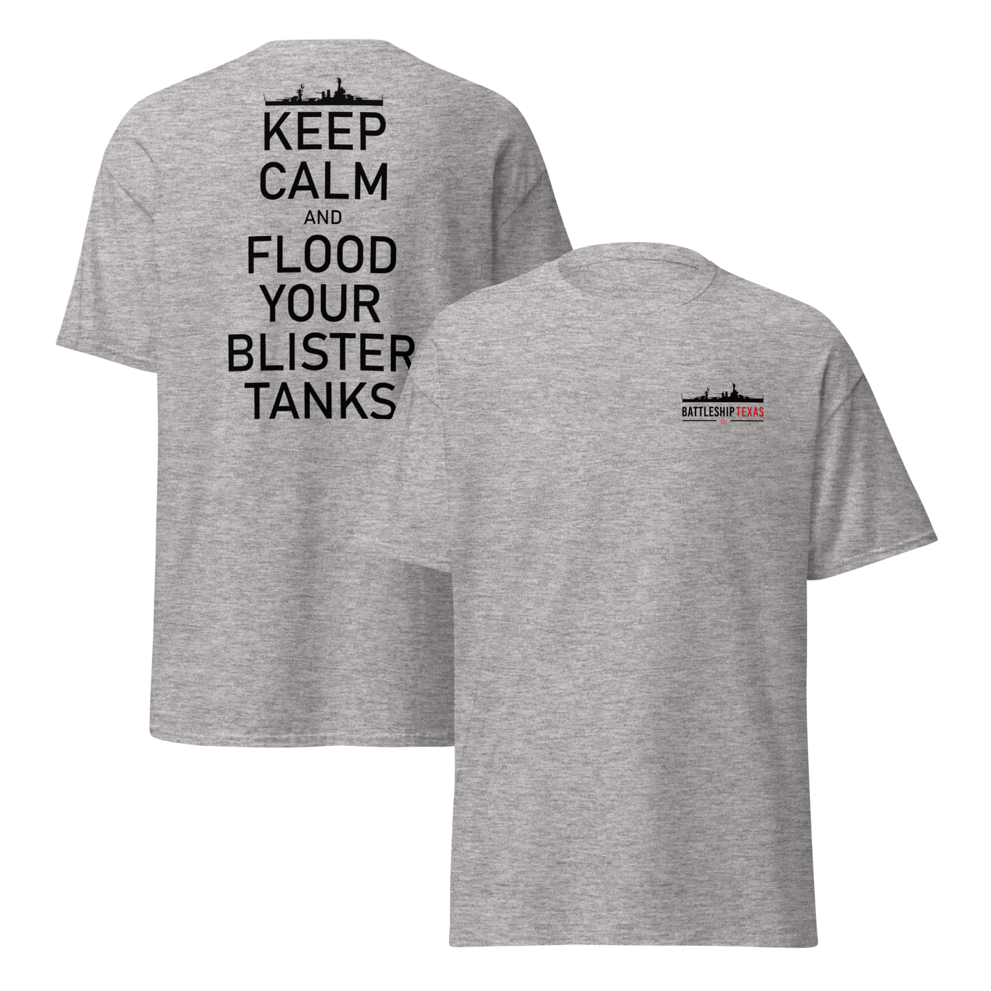 Keep Calm And Flood Your Blister Tanks T-Shirt
